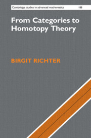 bookcover From Categories to
                                  Homotopy Theory