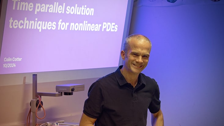 C. Cotter presenting